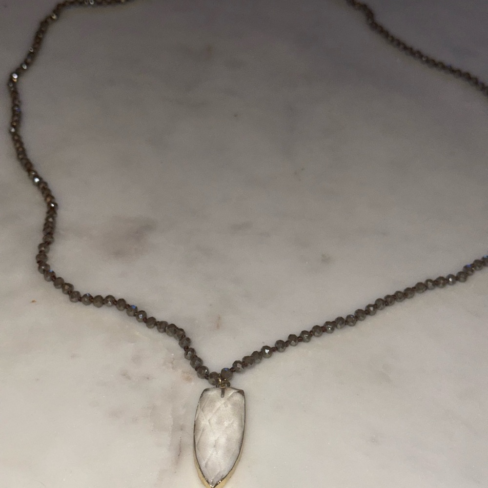 Glass Pendant Necklace